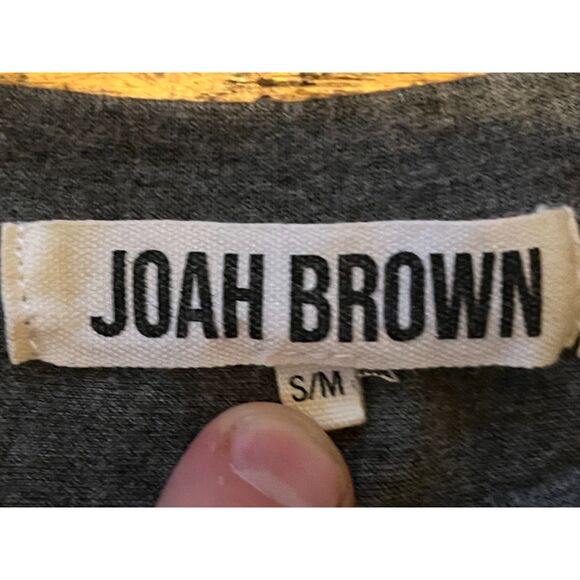 JOAH BROWN Gray Long Sleeve Scoop Neck Shirt Top  Women's Size Small - Picture 4 of 10